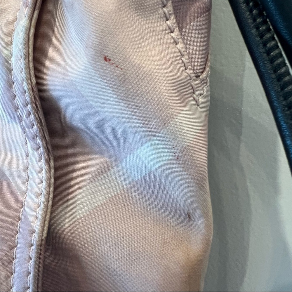 Authentic Burberry Prorsum Pink/Burgundy, Nylon Shoulder Bag - Picture 9 of 16